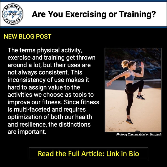 Are You Exercising or Training?