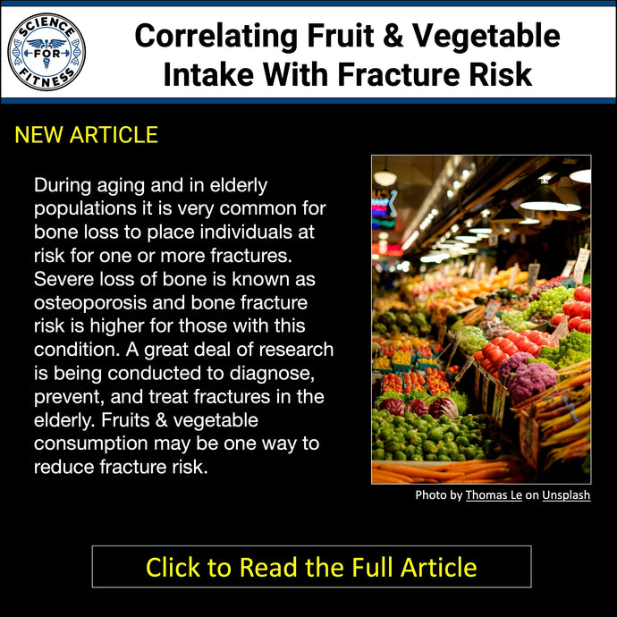 Fruits & Vegetables May Help Prevent Hip Fracture