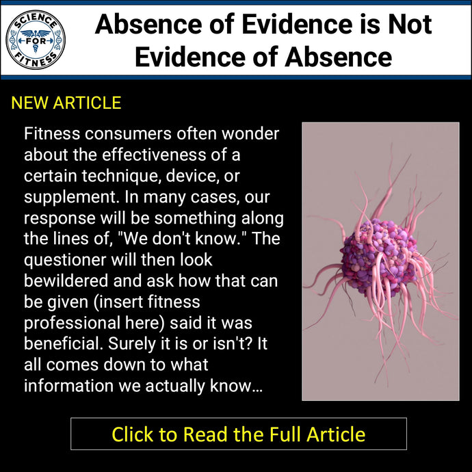 Absence of Evidence is Not Evidence of Absence
