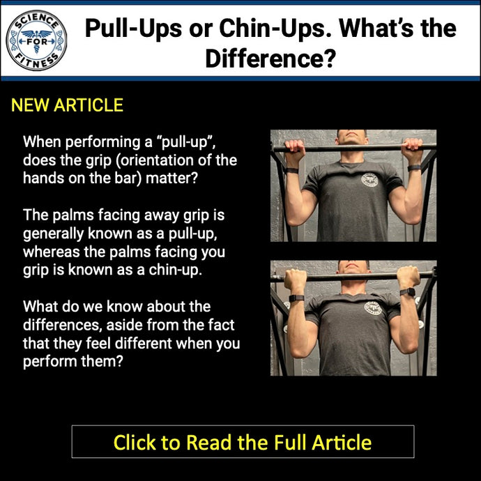 Pull-Ups or Chin-Ups. What's the Difference?